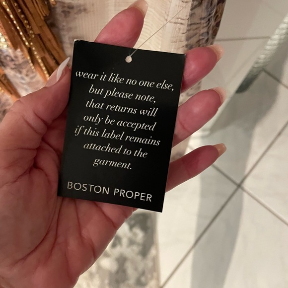 NWT Boston Proper Medium Dress Cheta - Picture 8 of 8